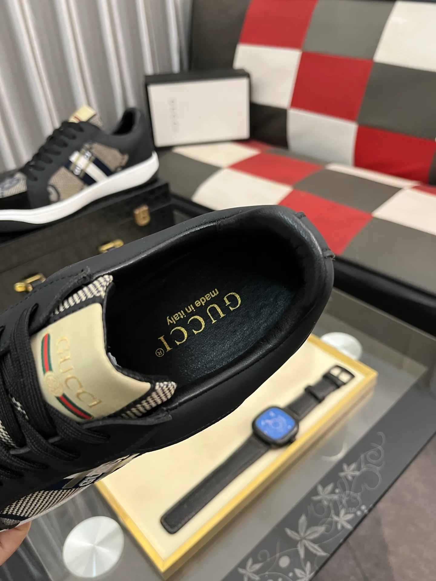 Men's Men's Shoes 💰400⌚️⌚️【GUCCI】Gucci men's latest white shoe series casual shoes! The official website is built 1:1. Upper: Made of imported cowhide, with electric embroidery ➕Inner lining: Made of high-quality first-layer pigskin, soft and comfortable. Picky material selection and exquisite workmanship give you the best enjoyment. Size: 38-444️⃣Colors available